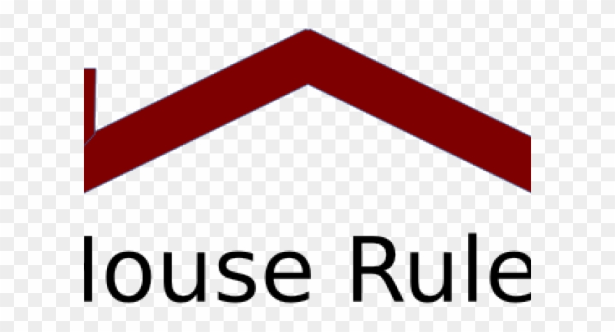 Roof Clipart Roof Outline - House Rules Clipart - Png Download