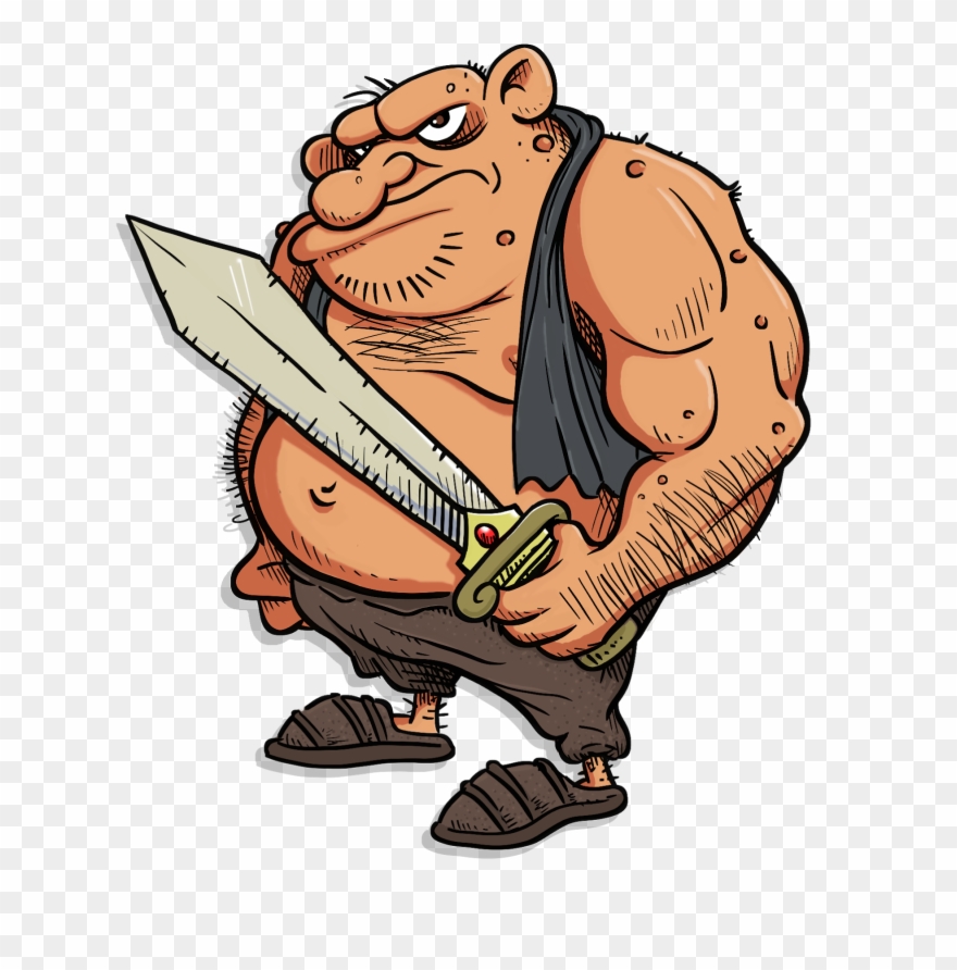 The Full Color Version Of The Ogre On A Dark Background - Game Character Without Background Png Clipart
