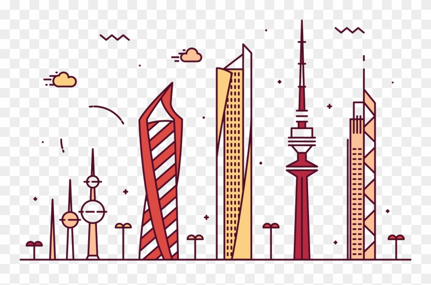 Iiii Clipart Dance - Kuwait City Clipart - Png Download