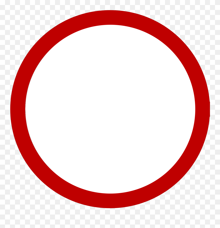 Red Circle Clip Art - Png Download