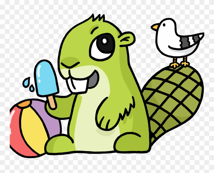 Beach Adsy - Adsy Beaver Clipart - Png Download