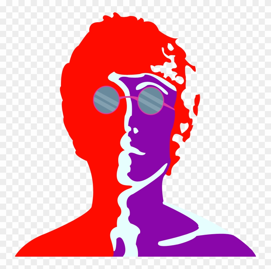 And All Done With Using This Method - John Lennon Beatles 1 Clipart