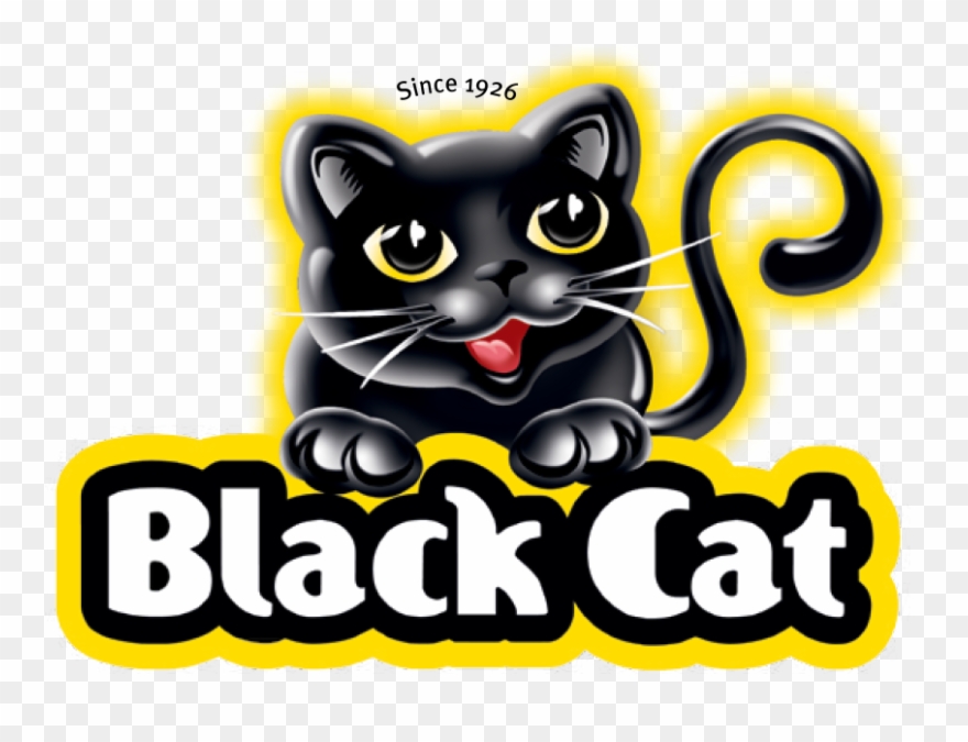 Black Cat Peanut Butter Sticky Logo - Black Cat Peanut Butter Spread Clipart