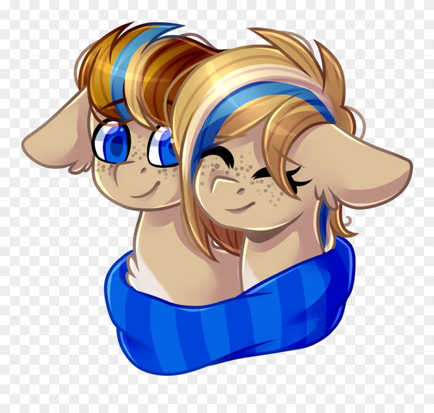 Grapegrass, Bust, Clothes, Cute, Freckles, Hippogriff, - Cartoon Clipart