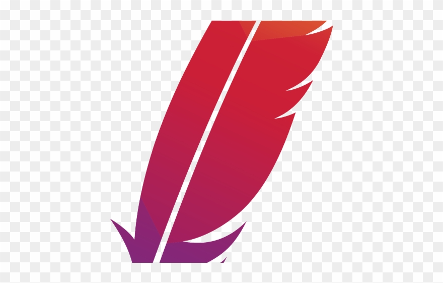 Quill Clipart Blue Feather - Png Download