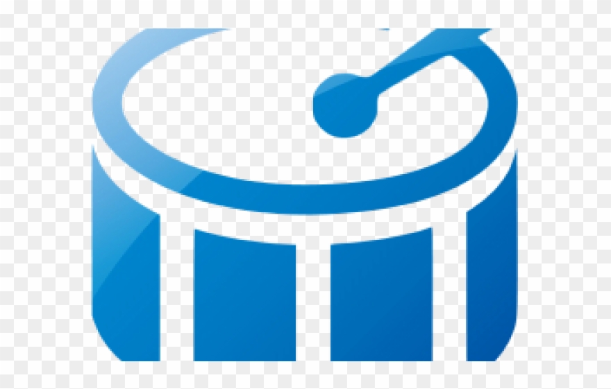 Drum Clipart Blue Drum - Drum Icon Transparent - Png Download