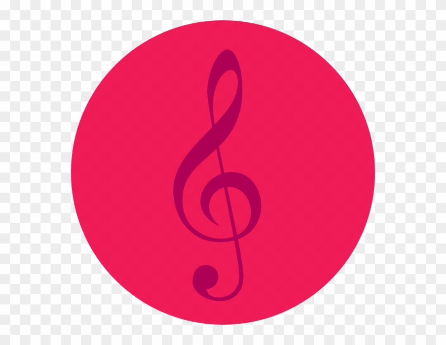 Music Pin Clip Art - Her Golden Treble Clef Musical Note Tote Bag - Png Download