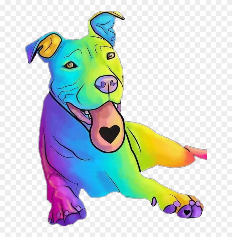 Dog Dogs Doglover Mansbestfriend Pitbull Pitbulllove - Dog Clipart