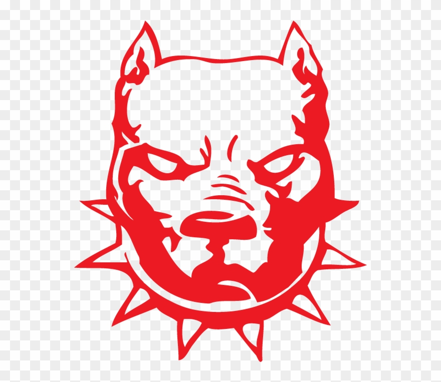 Pitbull Dog Head Png Graphic Royalty Free Library - Pitbull Sticker Clipart