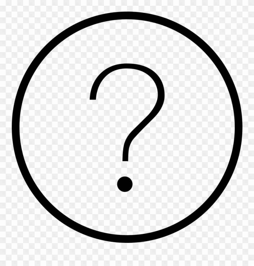 Question Mark Comments - Ios Close Icon Png Clipart