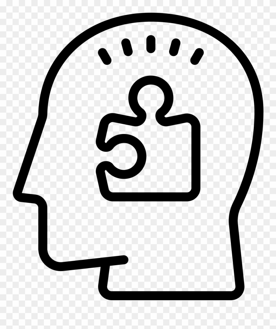 The Image Is A Person's Bald Head - Mind Map Icon Png Clipart