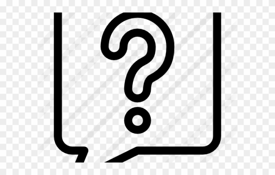 Question Mark Clipart Bubble Letter - Question Mark - Png Download