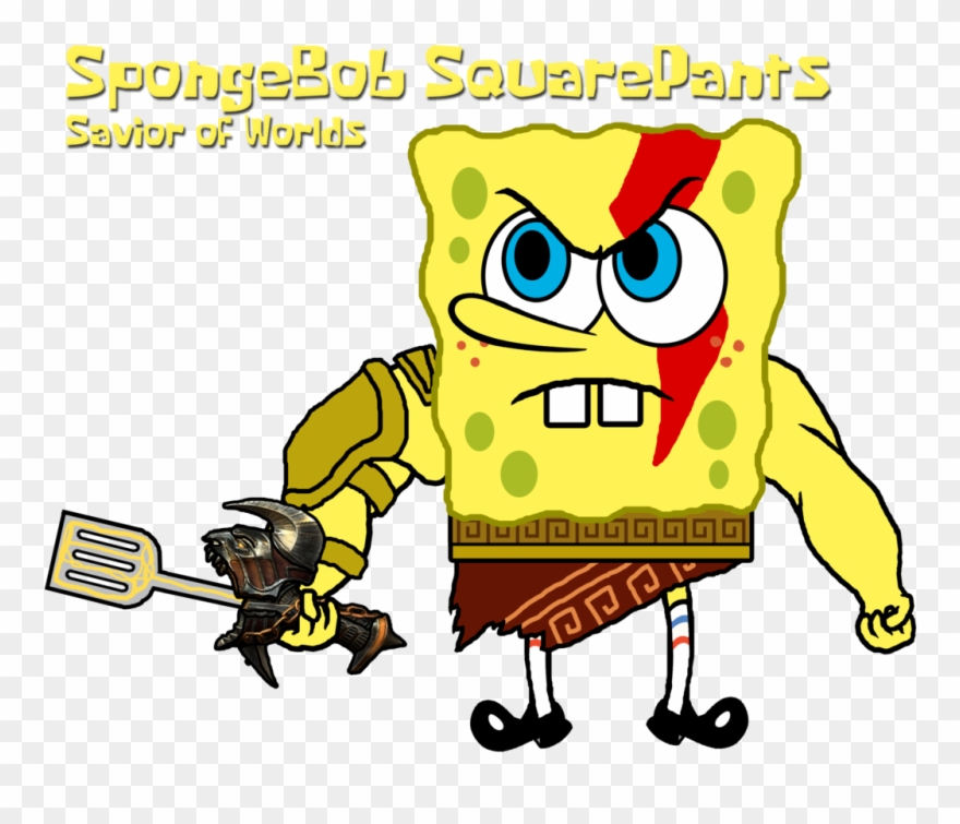 Spongebob Squarepants Download Transparent Png Image - Spongebob God Of War Clipart