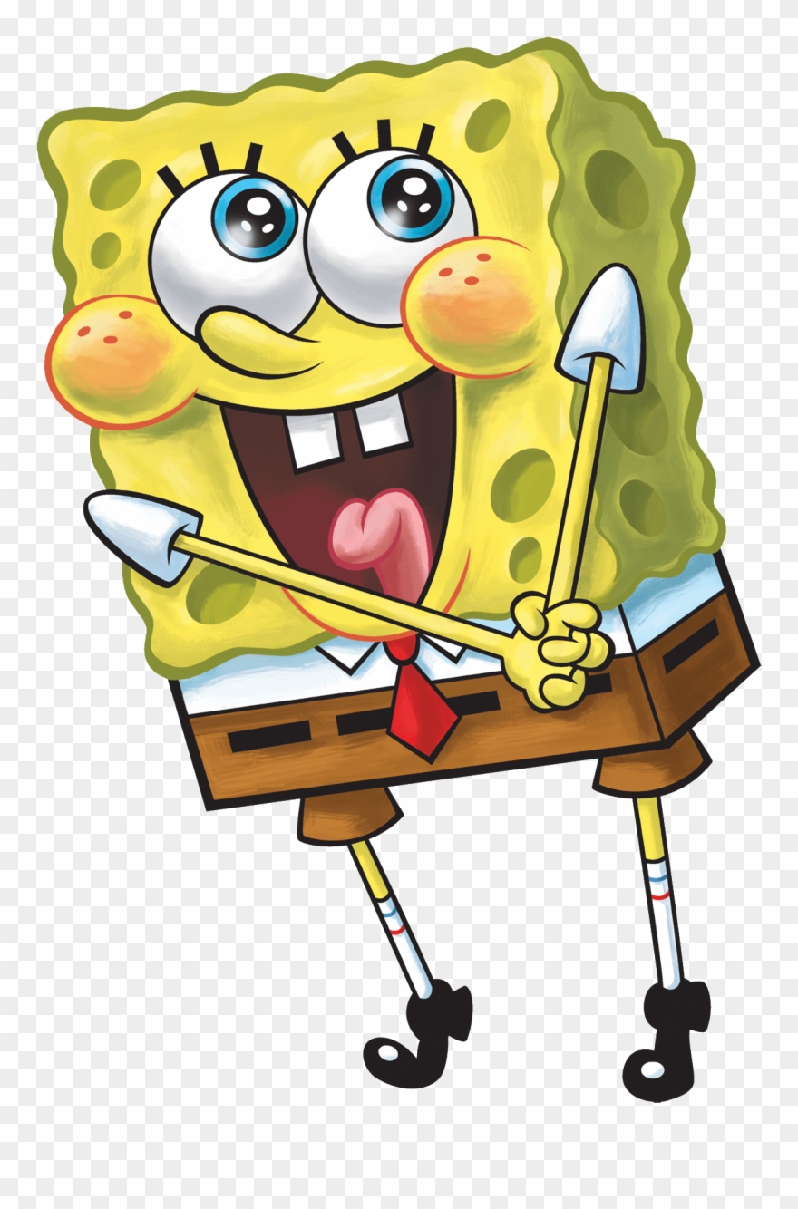 Spongebob In Love - Sponge Bob Square Pants Clipart