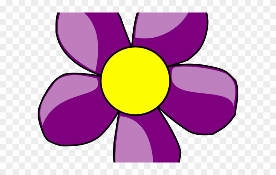 Daisy Clipart Purple - Blue Colour Flower Clipart - Png Download