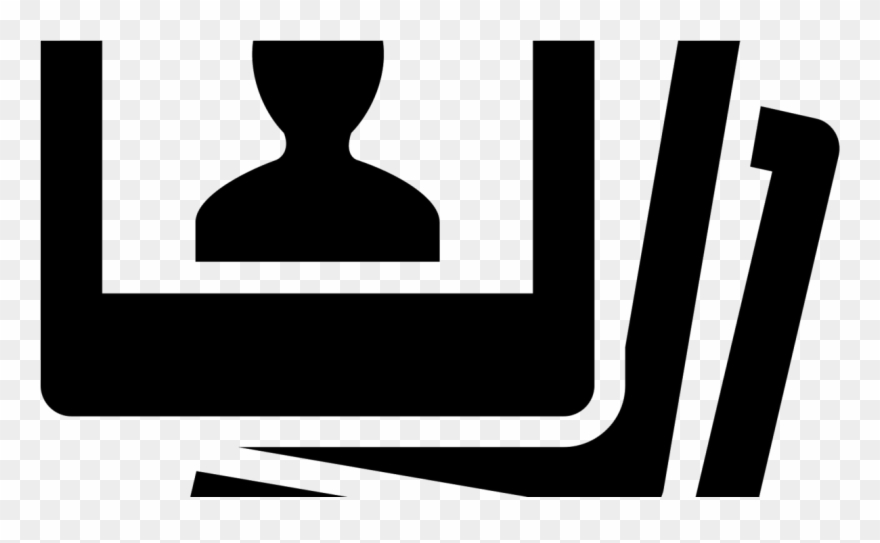 Sample2 - Icon Photo Gallery Blue Clipart