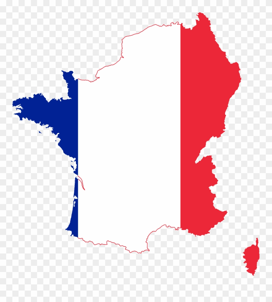 Download Clipart Png French Flag - Grand Est On Map Transparent Png
