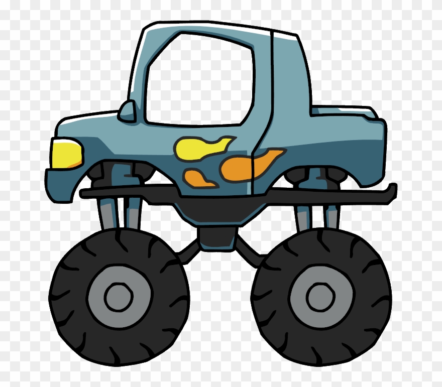 Elemental Clipart Truck - Clipart Monster Truck Png Transparent Png
