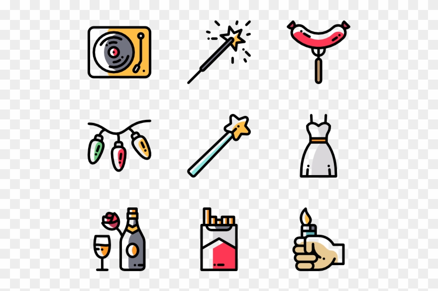 Night Party - Icon Clipart