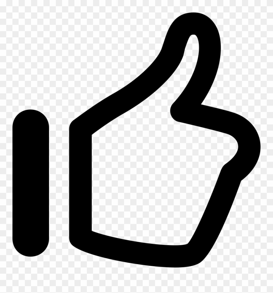 Thumb-up Comments - Thumbs Up Icon Svg Clipart