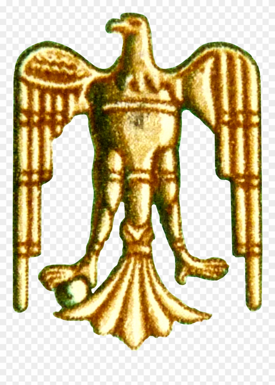 Original 'eagle Of Saladin' Stone Carving, From The Clipart