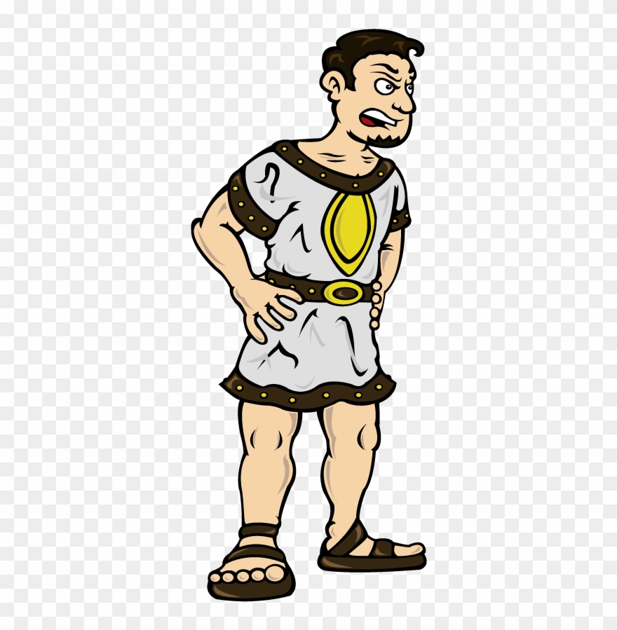 Rōmulus, Rōmulus Was The Son Of - Cartoon Clipart
