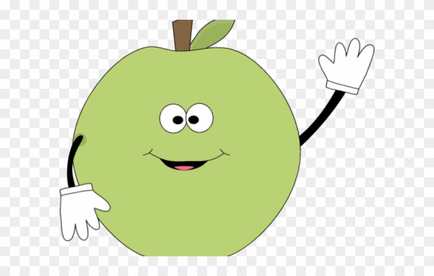 Apple Fruit Clipart Face - Seamless - Png Download