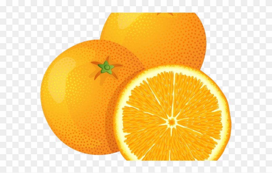 Orange Fruit Clipart Orange Object - Orange Fruit Transparent Background - Png Download