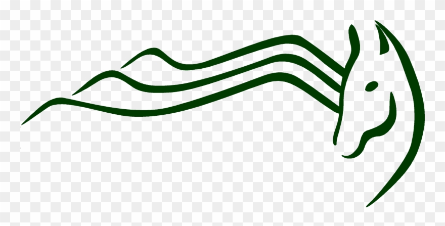 Horse And Mountain Logo Clipart