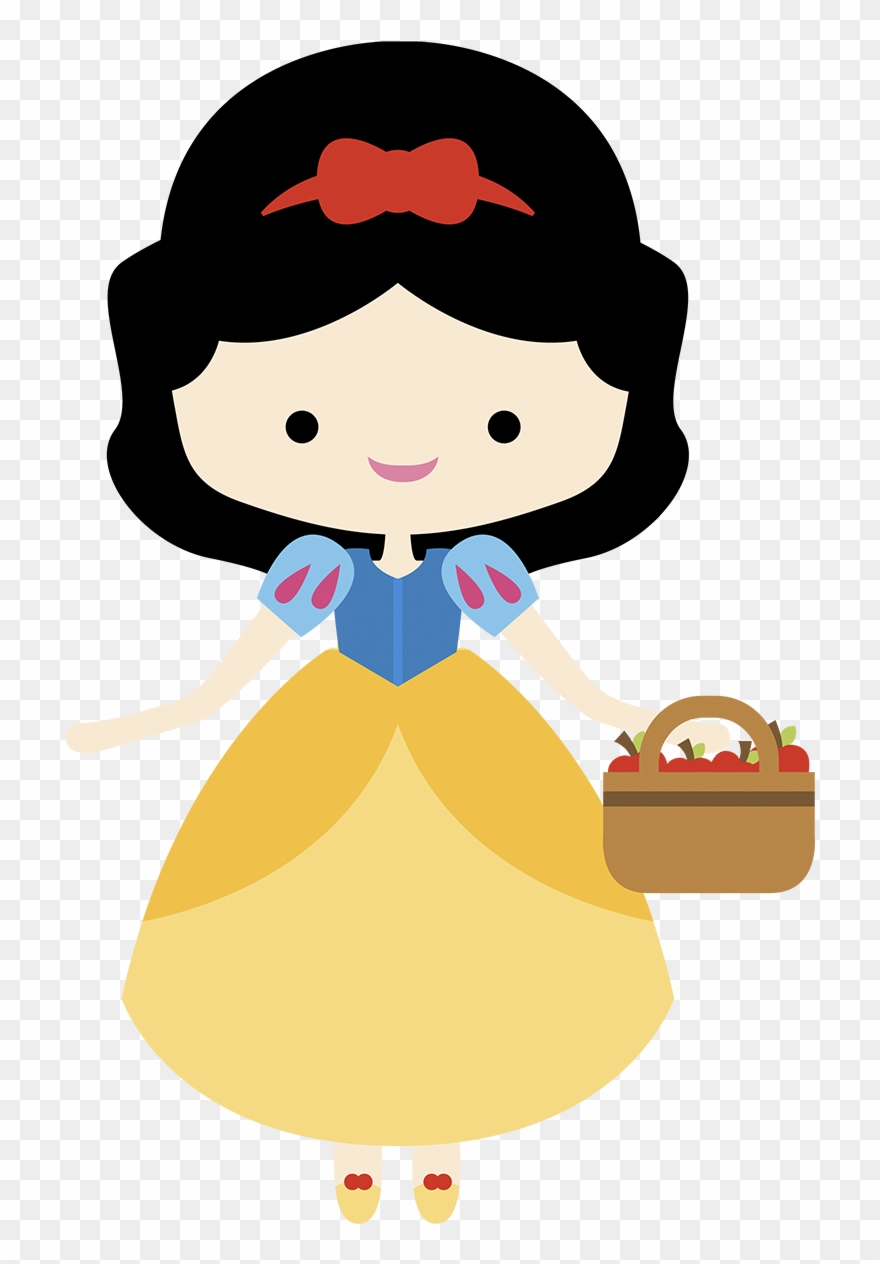 Branca De Neve Imagens Png Pinterest - Cute Disney Princess Clipart Transparent Png