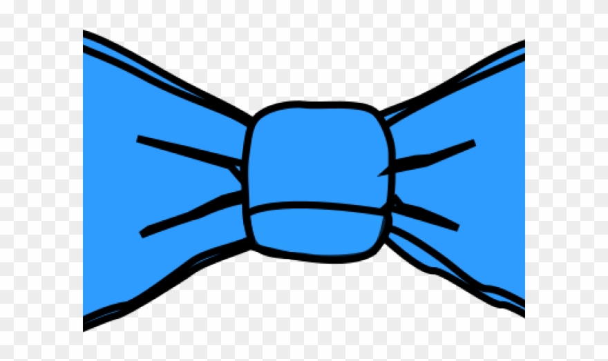 Tie Clipart Blue Tie - Bow Tie Clipart Bow Polka Dot - Png Download