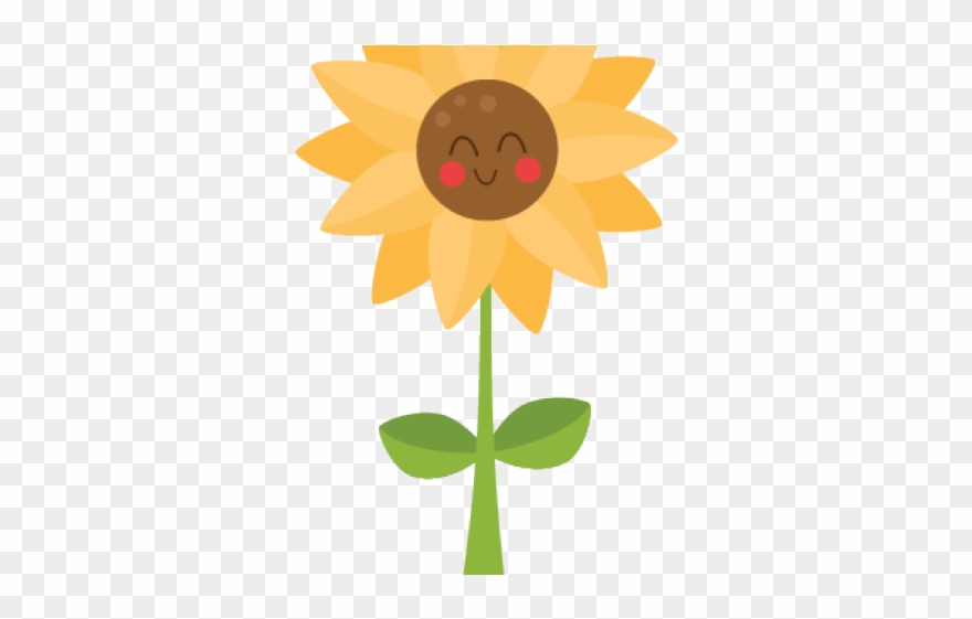 Pretty Clipart Sunflower - Cute Sunflowers - Png Download