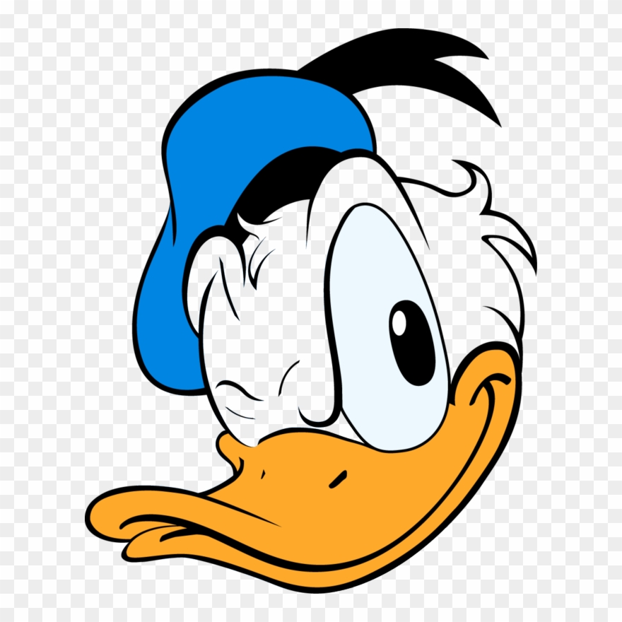 Donald Fauntleroy Duck Or Donald Duck Is A Funny Animal - Donald Duck Face Png Clipart