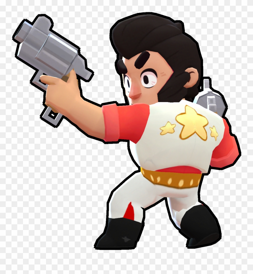 Colt Skin-rockstar - Colt Brawl Stars Png Clipart