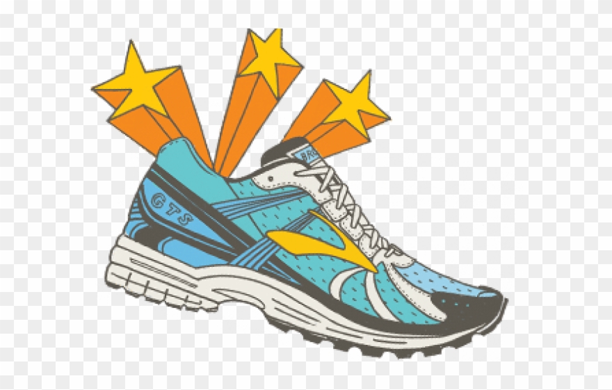 Mens Running Shoe Clipart - Png Download