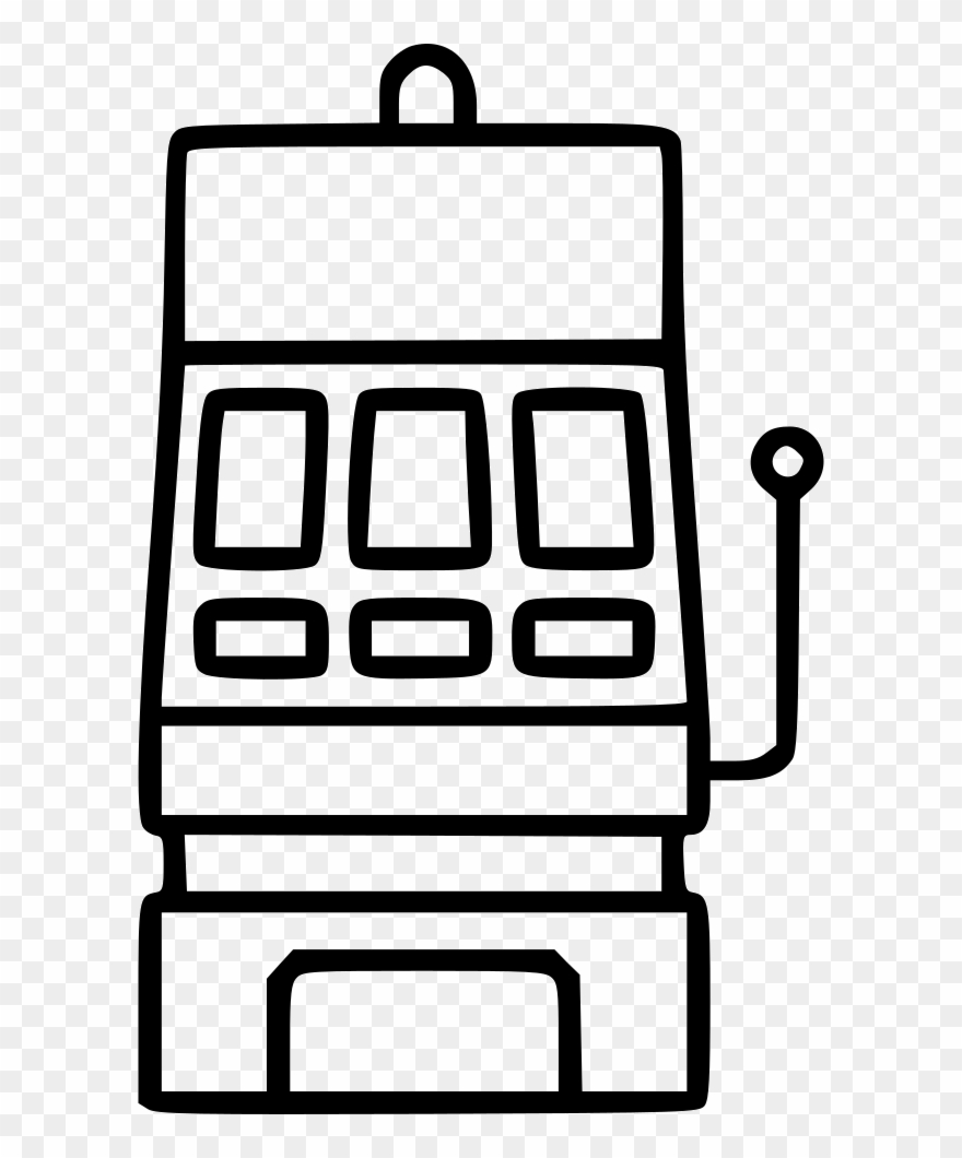 Slot Machine Bingo Random Luck Risk Spin Bet Comments - Coloring Picture Of Hospital Clipart