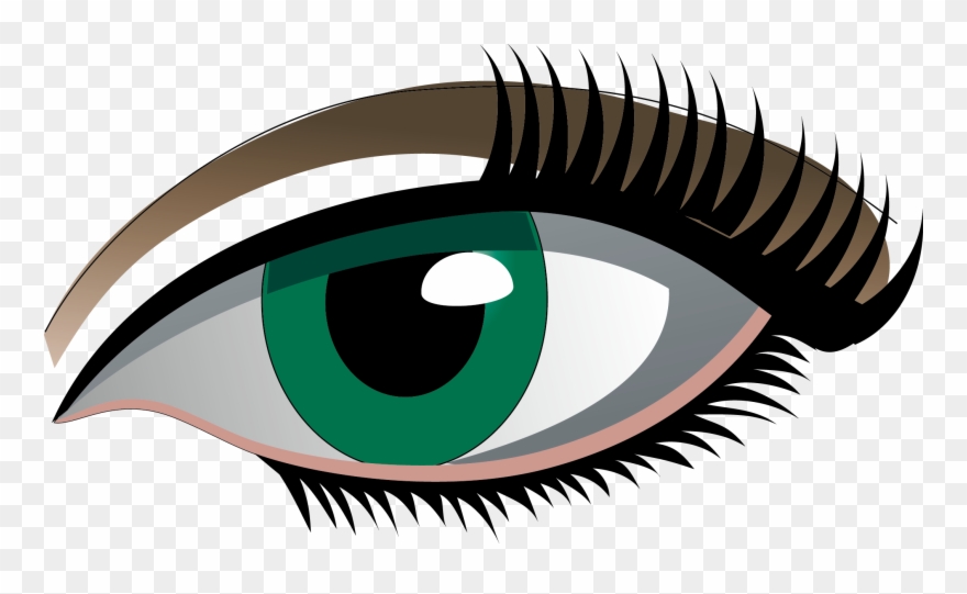Eyelash Clipart Simple Eye - Evil Eyes Transparent Png