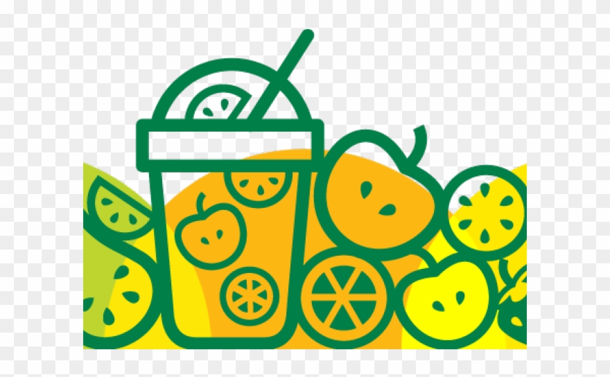Smoothie Clipart Yellow - Smoothie Bar Clip Art - Png Download