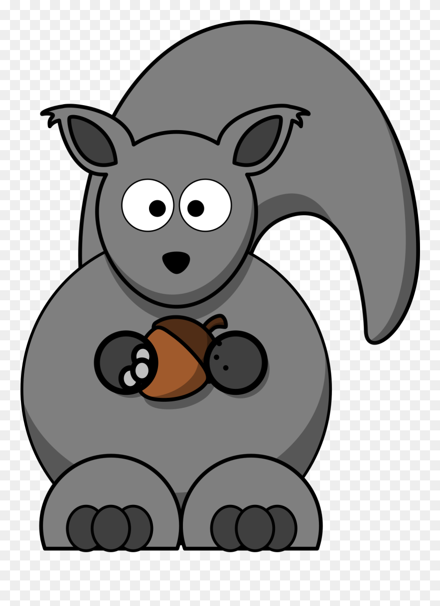 Homemade Squirrel Food, If You Love Backyard Squirrels, - Cartoon Grey Squirrel Clipart