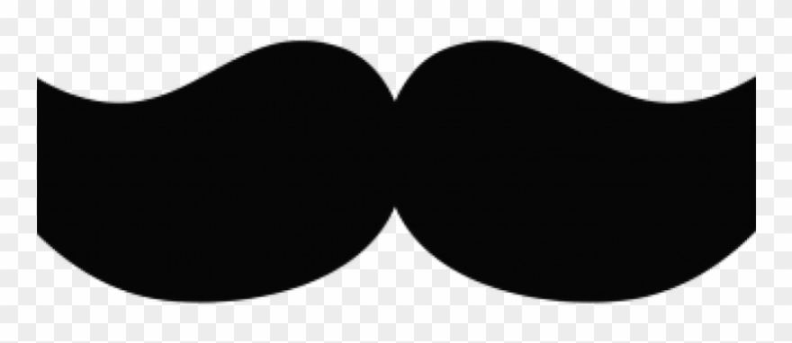 Mustache Vector Png Free Download Clip Art Carwadnet - Silhouette Transparent Png