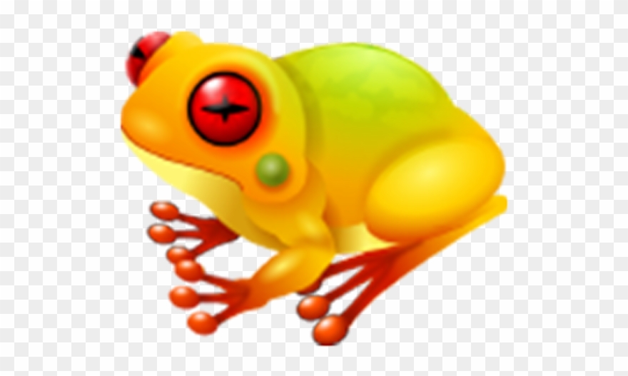 Super Rich Slots Messages Sticker-1 - Golden Poison Frog Clipart