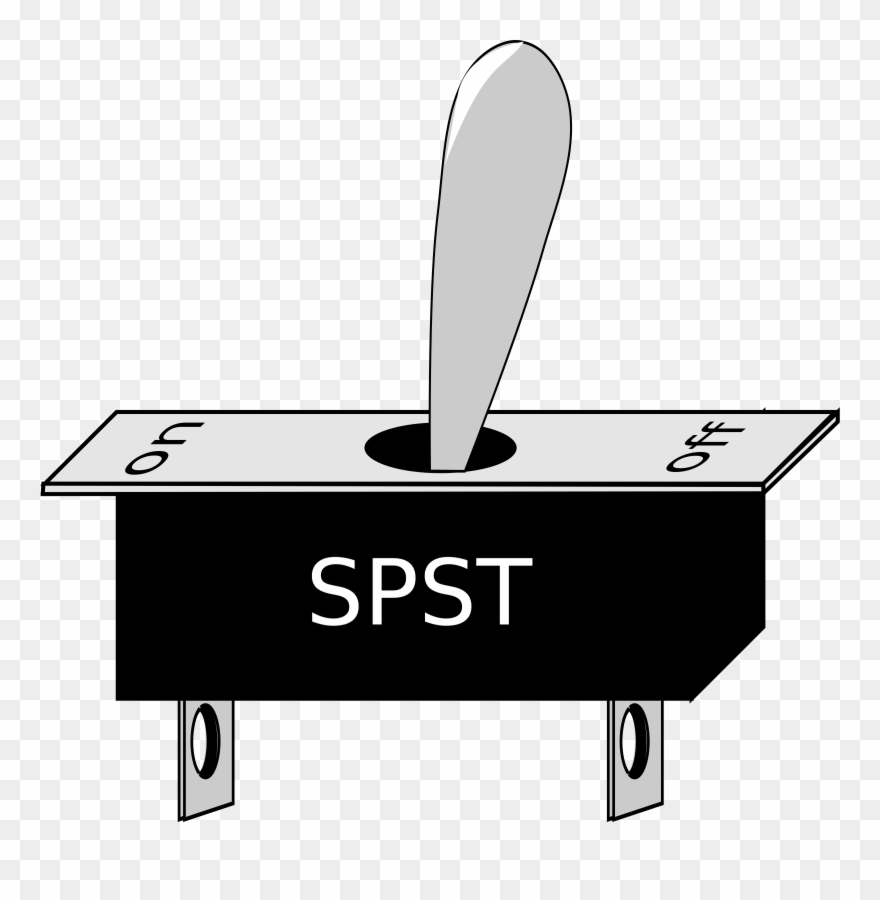 Big Image - Spst Switch Png Clipart