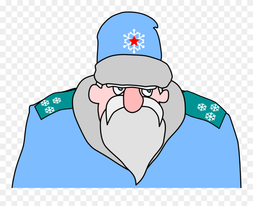 Russian Military Santa Claus - Russian Santa Claus Clipart - Png Download