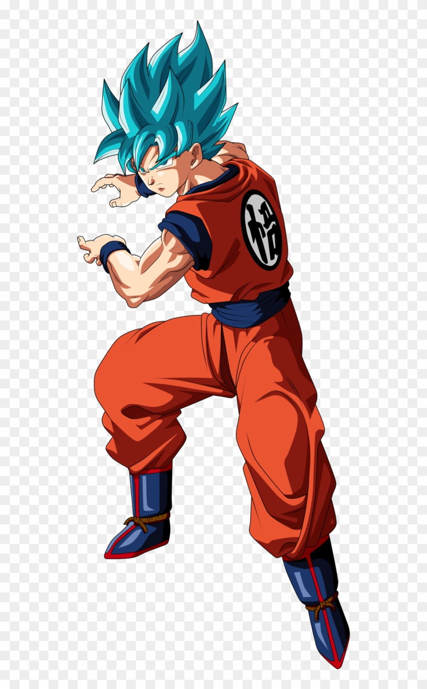 Goku Clipart Ssblue - Evil Super Saiyan Blue Goku - Png Download