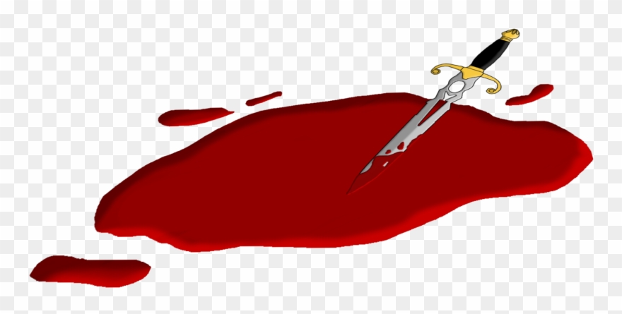 Dagger Drawing Clip Art Transprent Png - Clipart Knives With Blood Transparent Png