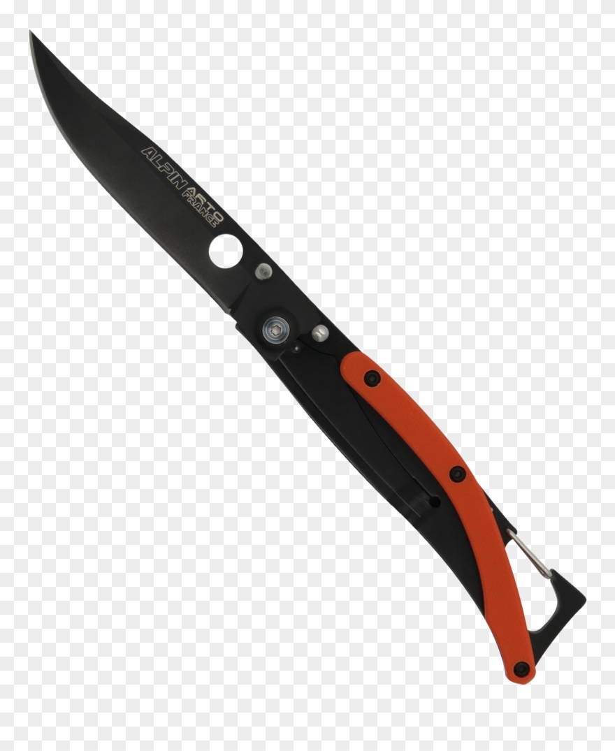 Clip Stock Alpin Titanium Orange G - Pocketknife - Png Download