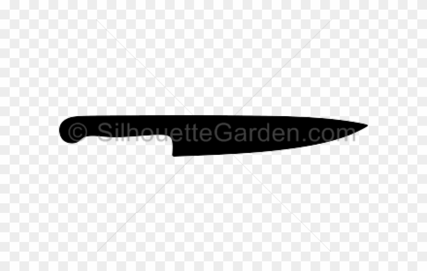 Silhouette Clipart Knife - Utility Knife - Png Download