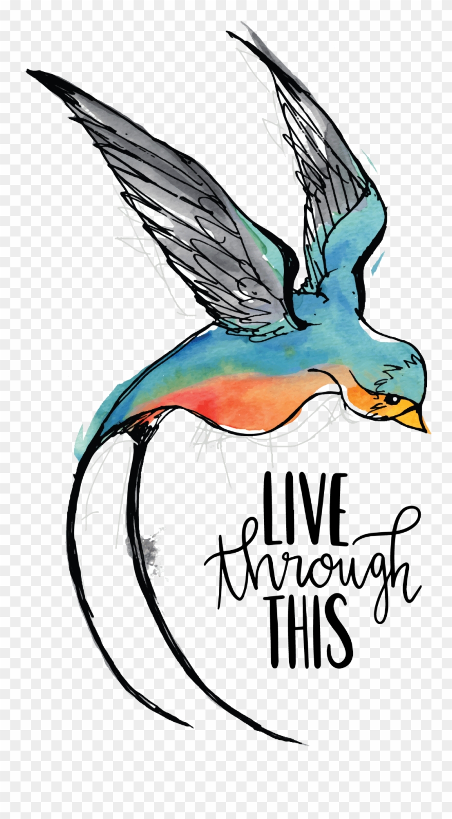 Suicide Prevention Drawn Narrative Clipart