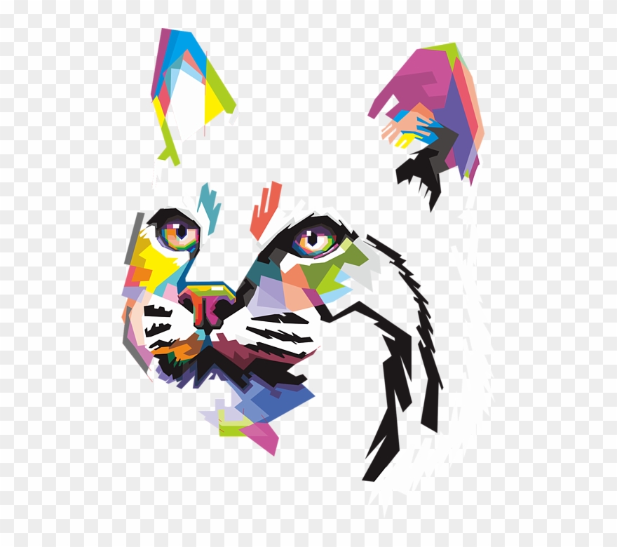 Bleed Area May Not Be Visible - Bobcat In Watercolor Clipart