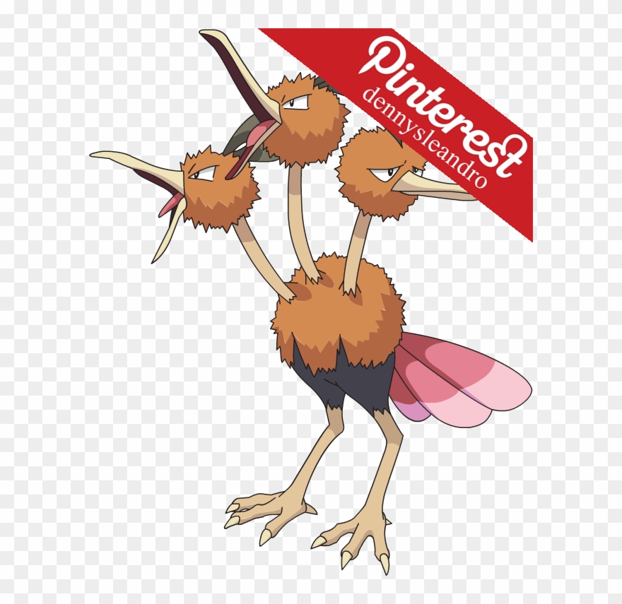Watch Out If Dodrio's Three Heads Are Looking In Three - Pokemon Dodrio Clipart